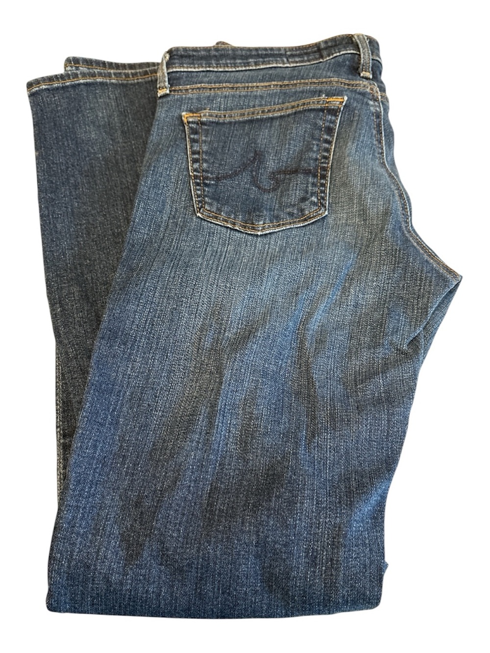 Adriano Goldschmied Blue Denim Jeans Classic Slim Straight Fit The Stevie Sz 29R